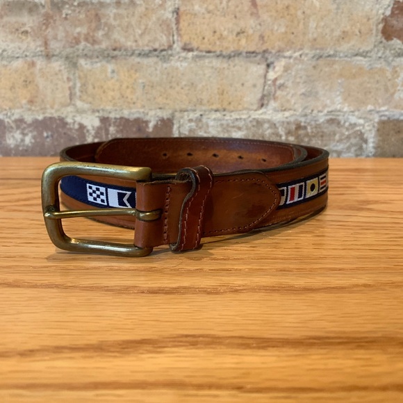 nautica flag belt